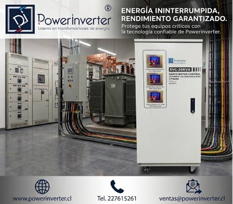 ESTABILIZADOR TRIFASICO 380VAC 20KVA